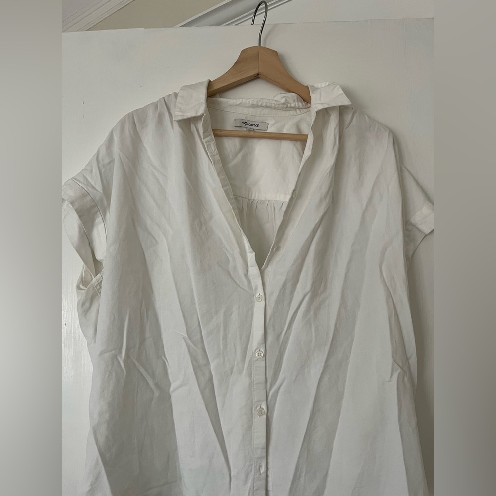 Madewell shift short sleeve blouse